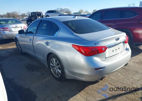 2017 Infiniti Q50 2.0T Premium из США, поврежденный, VIN JN1CV7AP2HM641760